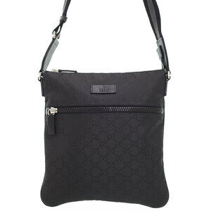 Gucci GG Messenger Crossbody Bag Black
